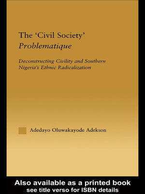 cover image of The 'Civil Society' Problematique